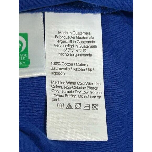 J. Crew Aspen Broken-In Jersey T-Shirt Crew Neck Graphic Print Blue Size XS NEW - Picture 6 of 7